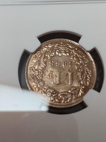 Zwitserland, Bern 1 Franc 1968 /MS 63 (Zonder minimumprijs)
