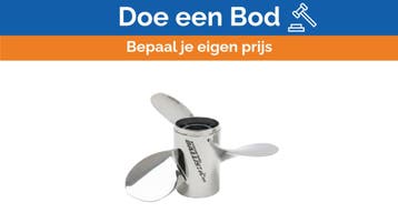 Bieden: Michigan Ballistic 3-Blade Stainless Steel Propelle, Watersport en Boten, Ophalen of Verzenden, Nieuw