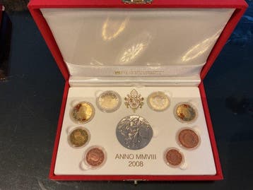 Vaticaan. Proof Set 2008 (incl. Silver Medal) (Zonder