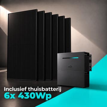 Zonnepanelen Pakket 6x 430, Doe-het-zelf en Bouw, Ophalen of Verzenden, Nieuw