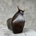 sculptuur, No Reserve Price - Abstract Buffalo, Bronze with