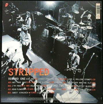 De Rolling Stones - Stripped (EU 1995 1st pressing 2LP-Set)