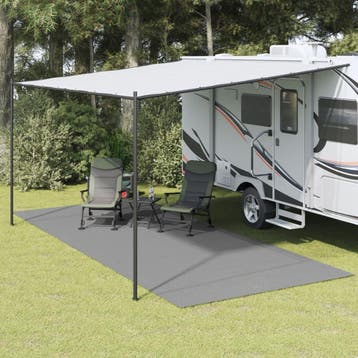 vidaXL Tenttapijt 6x2,5 m antracietkleurig, Verzenden