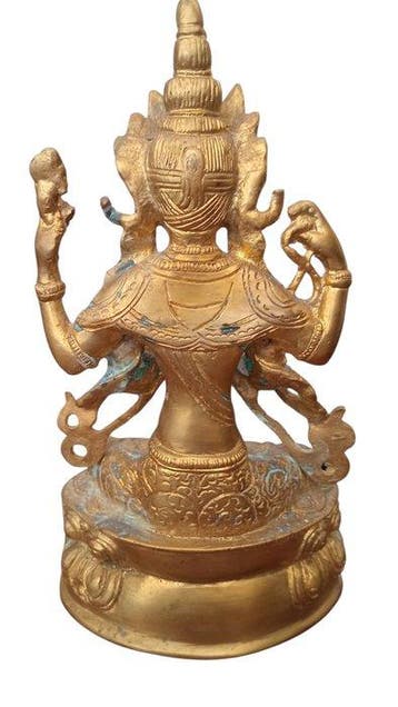 Beeldje - Avolokitesvara Figure - Brons, Antiquités & Art
