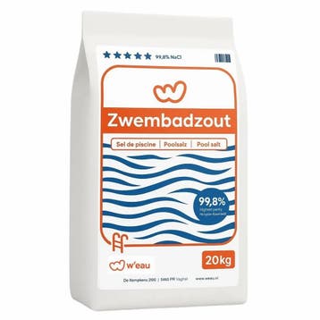 Weau zwembadzout 4 x 20kg, Ophalen of Verzenden