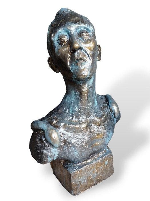 Claudio Cassaniti - Just Like A Head ( Bronze Patina ), Antiek en Kunst, Kunst | Designobjecten
