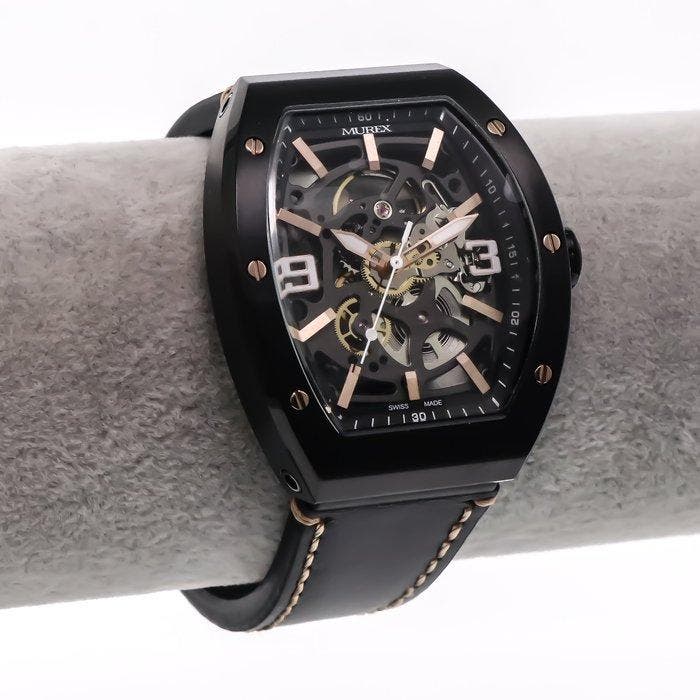 Murex - Skeleton Automatic - MUA662SK-BRL-3 - Sans prix de, Handtassen en Accessoires, Horloges | Heren
