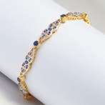 Zonder minimumprijs - Armband - 8 karaat Zilver, Geel goud -, Nieuw