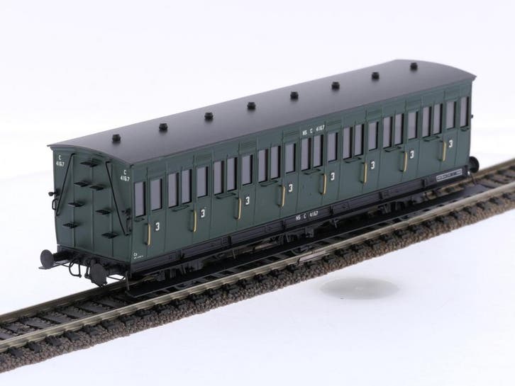 Schaal H0 Philotrain 12Bs personenrijtuig C8 C4167 3e kl...., Hobby en Vrije tijd, Modeltreinen | H0, Gelijkstroom, Overige typen