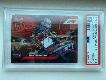 2023 Topps Topps Now Formula 1 Max Verstappen #14 Carte, Verzamelen, Stickers, Nieuw