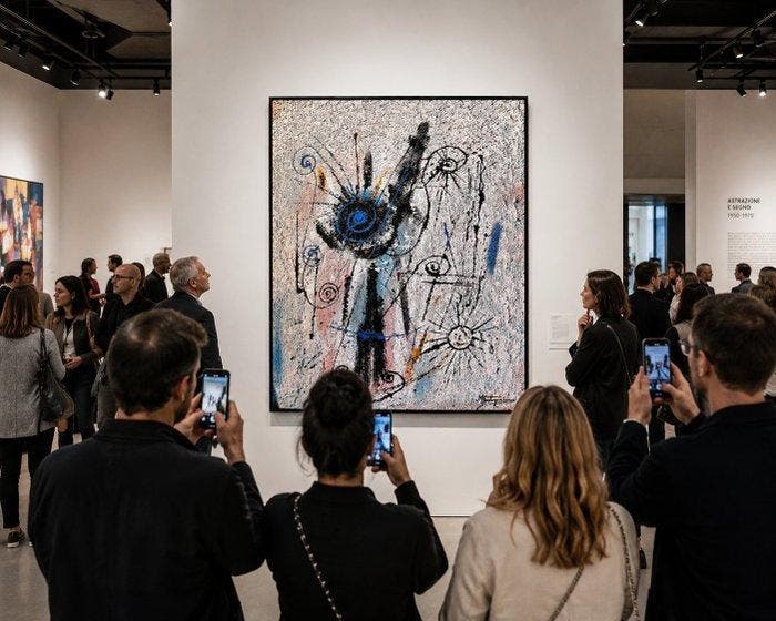 Castagna Maurizio 1961 - XL - LOrigine del Segno, Antiek en Kunst, Kunst | Schilderijen | Modern