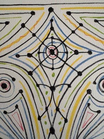 Jean Cocteau (1889-1963) - COMPOSITION GEOMETRIQUE II, Antiquités & Art