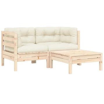 Salon de jardin 3 pieces - Jusqua epuisement - 59% remise, Jardin & Terrasse, Verzenden