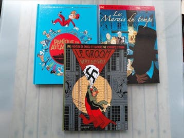 Spirou et Fantasio par... T2 + T5 + T6 + 3x ex-libris - 3x C
