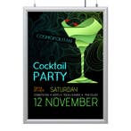 Kliklijst LED Eco A4 25mm Dubbelzijdig, Verzenden