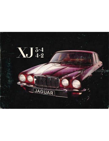 1977 JAGUAR XJ 3.4 & 4.2 INSTRUCTIEBOEKJE DUITS