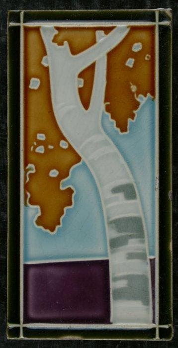 Jugendstil Tegel - Boom - Aktien-Gesellschaft Norddeutsche, Antiek en Kunst