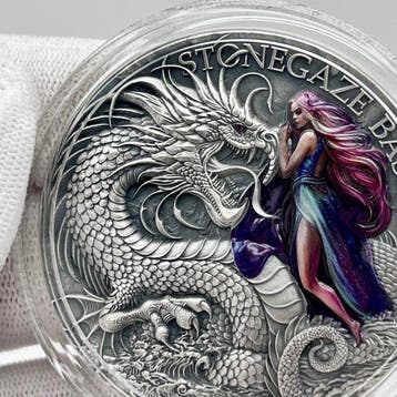 Kameroen. 2000 Francs 2025 – Stonegaze Basilisk – 2 oz