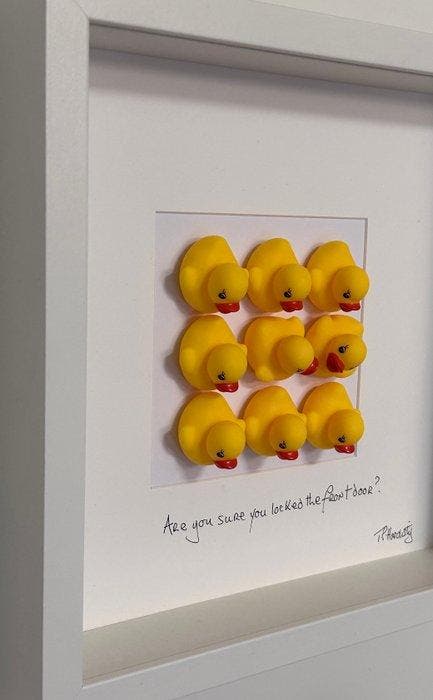 T P Hardisty - Are you sure you locked the front door ?, Antiquités & Art, Art | Peinture | Moderne