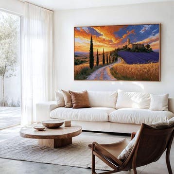 Iconica - Tuscan Twilight The Cypress Road - unique 1/1 XXL