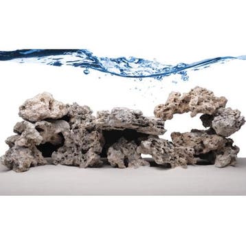 Fiji Skeleton Rock - ronde stukken (dood) levend steen (20KG, Verzenden, Nieuw