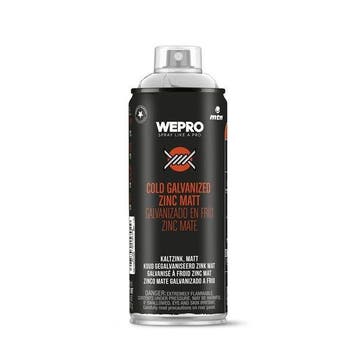 MTN WEPRO ZINC MATT COLD GALVANIZED 98% 400ML, Verzenden, Nieuw