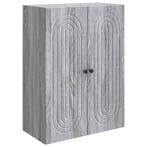 vidaXL Wandkast Grijs Sonoma 66 x 34,5 x 90 cm Bewerkt hout, Verzenden