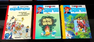 Spirou (magazine) - Recueils N°123 au N°125 + 5 magazines -