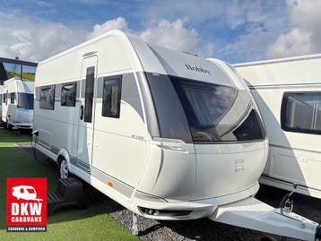 HOBBY De Luxe 460 LU - Eindereeks aanbieding, 2 aparte bedden, Voortentlamp, Rondzit, Hobby