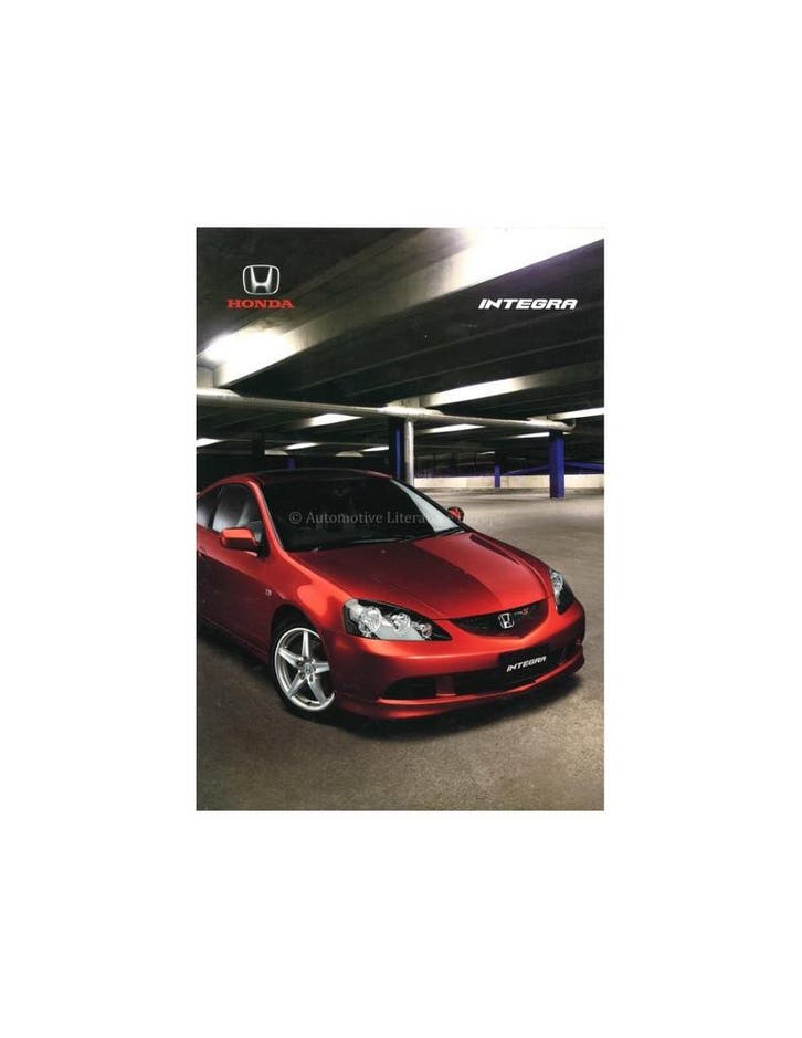 2005 HONDA INTEGRA BROCHURE ENGELS (NZ), Boeken, Auto's | Folders en Tijdschriften