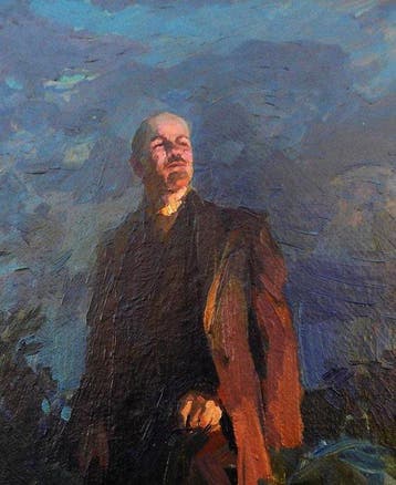 Alexander Ivanovich Vovk (1922-2004) - Lenin in Razliv