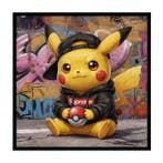 Aiana Roz - Urban Pikachu- Unique Artwork (1/1), Nieuw