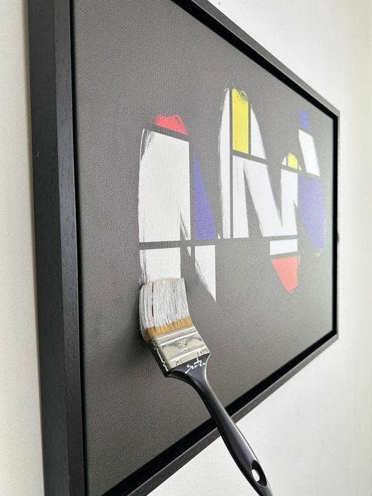 Santicri - Dèjà-vu Mondrian, Antiquités & Art, Art | Peinture | Moderne