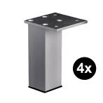 4x Verstelbare Meubelpoot 15-16.5CM Instelbaar Draaibaar Ban, Verzenden, Nieuw
