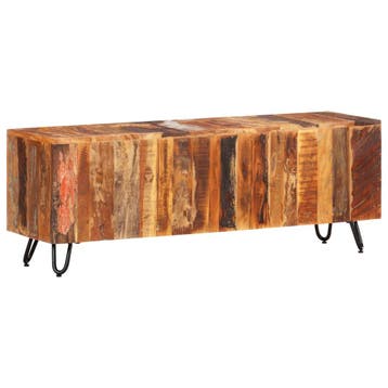 vidaXL Tv-meubel 110x30x40 cm massief gerecycled hout, Huis en Inrichting, Kasten |Televisiemeubels, Verzenden, Nieuw