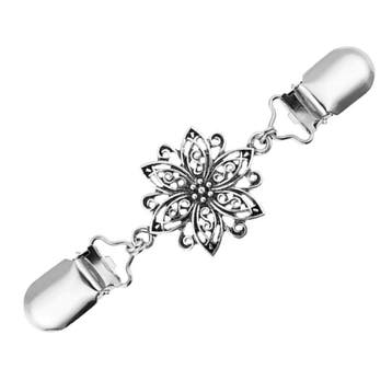 Fako Bijoux - Vestsluiting - Vestclip - Bloem - Ster -, Verzenden, Nieuw