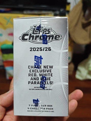 2025/26 Topps Chrome Originele verpakking - 1 Sealed box -
