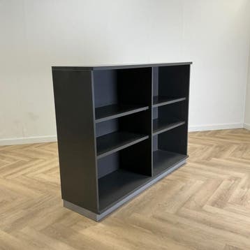 open kast vv 4 legborden (hxbxd) 121x160x45 cm, antraciet