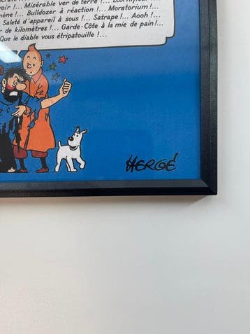 Tintin - Tintin - Le poster des 220 jurons du Capitaine, Nieuw