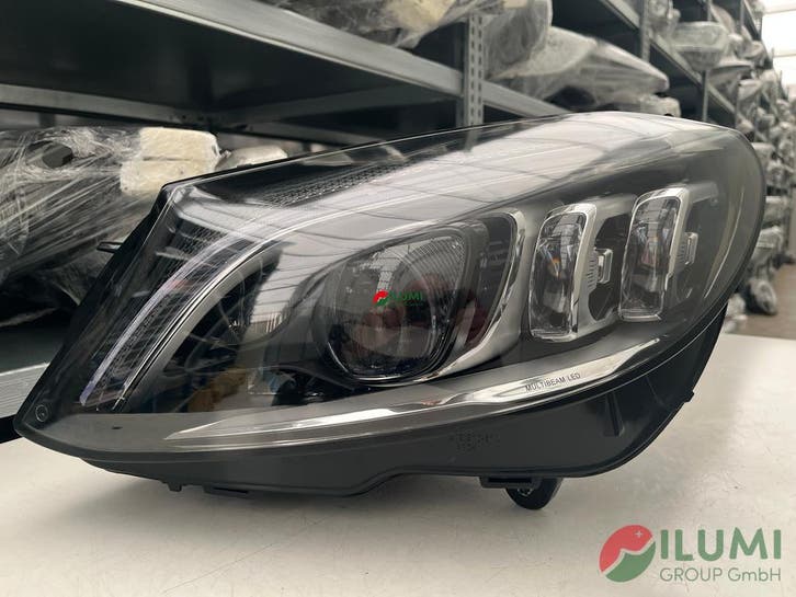 MERCEDES KLASSE-C W205 PHARE AVANT G KPL A2059068505, Auto-onderdelen, Verlichting, Gebruikt, Mercedes-Benz, Verzenden