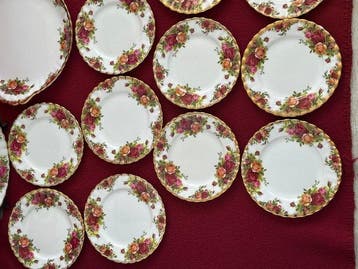 Royal Albert - 3 x Grote Ovaal Presenteerblad