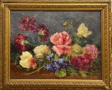 Giuseppe Alberto Cocco (1879-1963) - Fiori - NO RESERVE