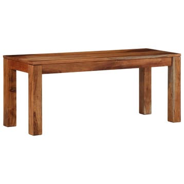 vidaXL Bankje 110 cm massief acaciahout, Verzenden