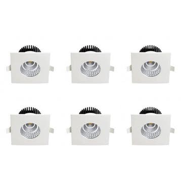 LED Spot 6 Pack - Inbouw LED Downlight 6W - Waterdicht IP65, Verzenden, Nieuw