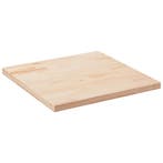 vidaXL Tafelblad vierkant 90x90x2,5 cm massief grenenhout, Verzenden, Nieuw
