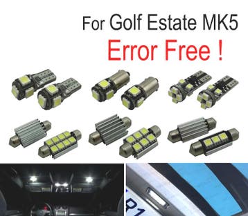 Kit 14 Ampoules Led Intérieur Pour Volkswagen Vw Golf 5 Brea, Verzenden