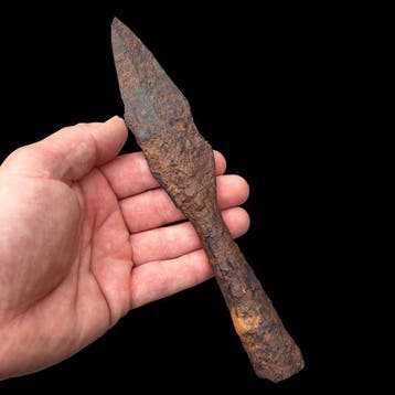 Oud-Romeins, Keizerrijk IJzer Zeldzame Lancea speerpunt -