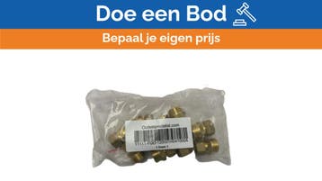 Bieden: High-Quality Brass 1/2 Inch Male Nipple Fitting for, Ophalen of Verzenden, Nieuw