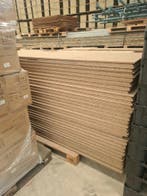 Spaanplaat vloerdelen 38mm 102x172 cm gebruikt, Ophalen of Verzenden
