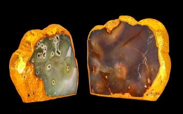 Paire de sous-verres de luxe Condor & Coyamito en quartz